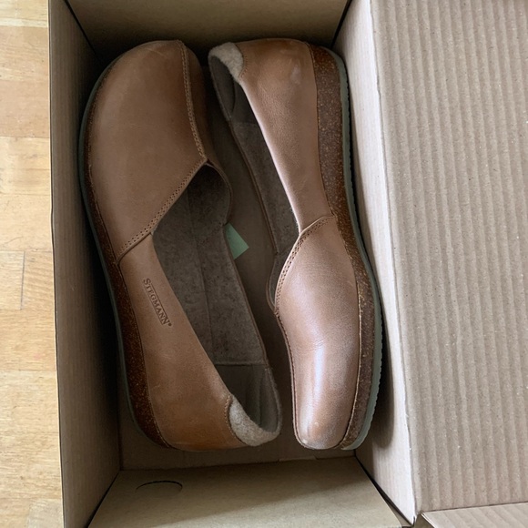 Stegmann Women's Brown Leather Loafers - Picture 2 of 4